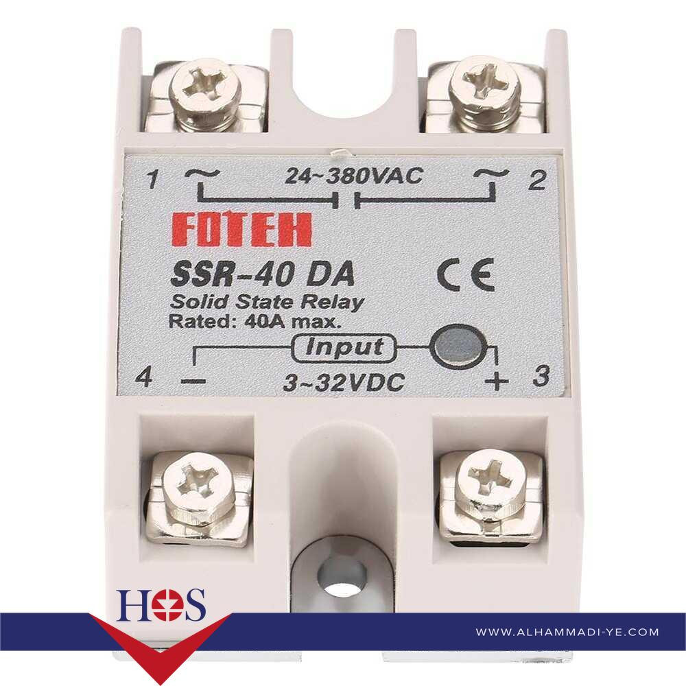 SSR-40DA 40A Temperature Control Solid State Relay شيلد سوليد ستات ريلي