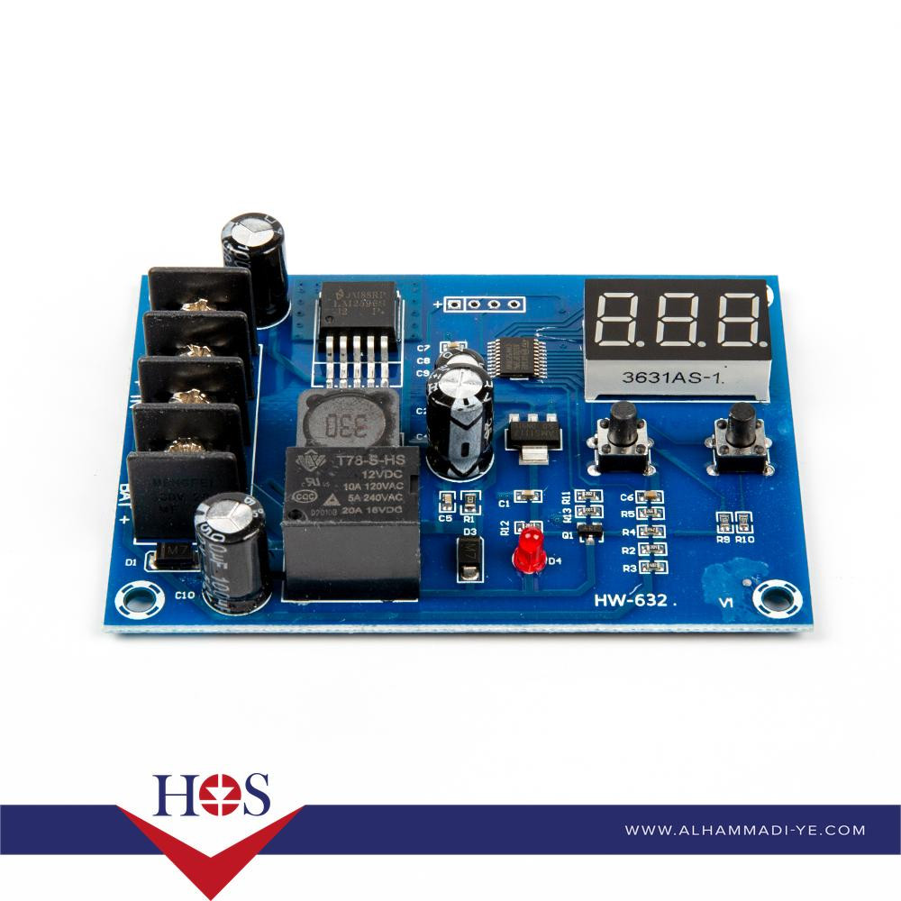 XH-M603 Charging Control Module 12-24V Storage Lithium Battery Charger Control Switch Protection Board With LED Display بردة شحن بطاريات ليثيوم