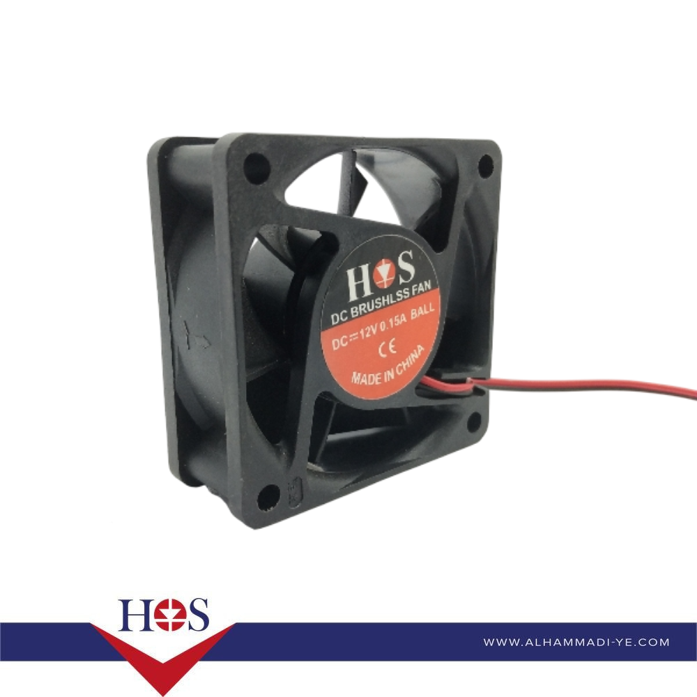 Fan DC 12V 60*25 - 2 Line