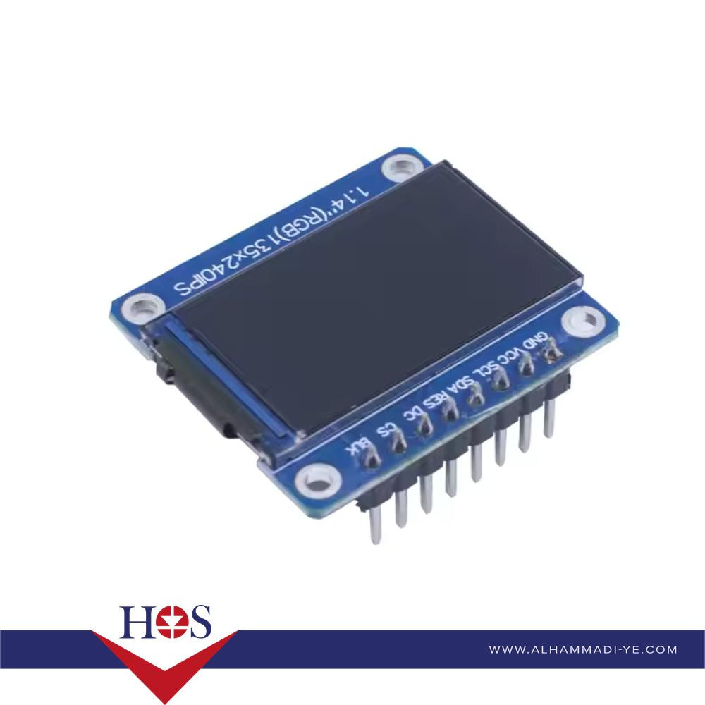 1.14" Inch 135*240 RGB TFT IPS  LCD Module 8pin شاشة اولد