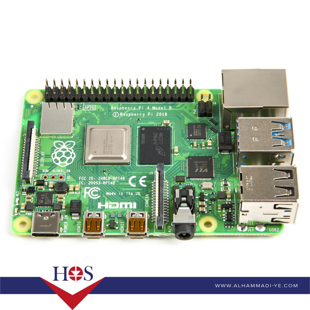 4GB Raspberry PI 4B E14 Version متحكم راس بيري باي
