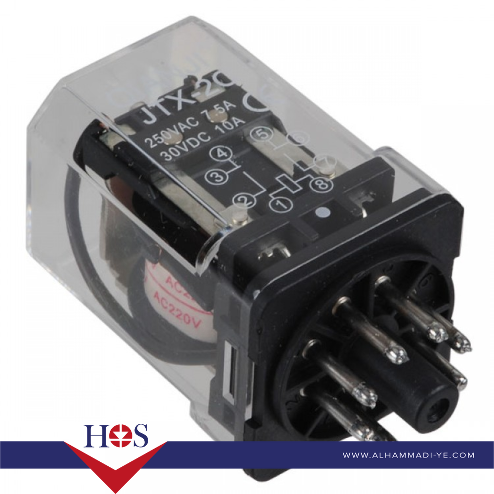 Relay-JTX-2C-380V-8P ريلي 380 فولت 8 ارجل