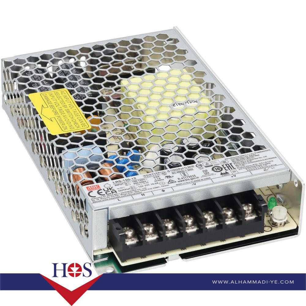 Original Taiwan MEAN WELL LRS-150-12 Power Supply  باور تيواني شيك