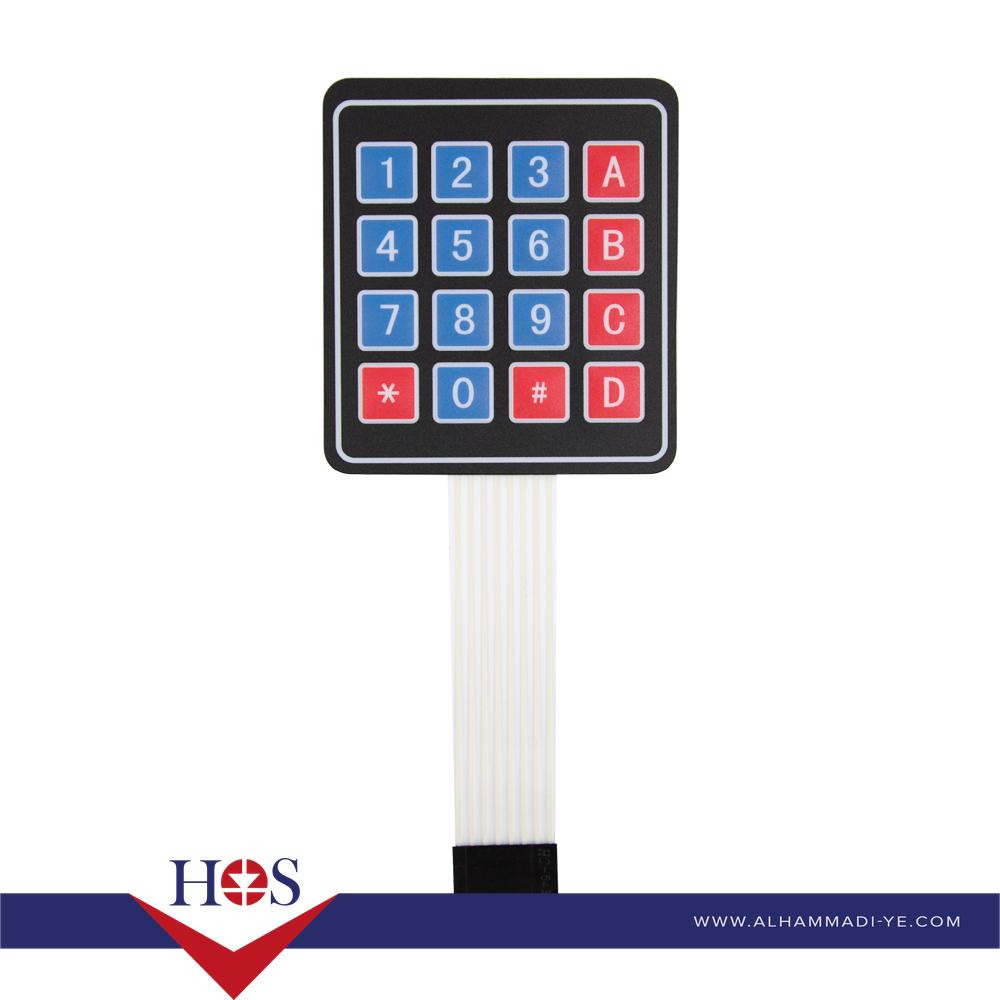 4*4 Membrane Switch Matrix Keypad لوحة كيبورد