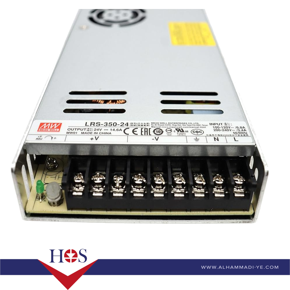 Original Taiwan MEAN WELL LRS-350-24 Power Supply  باور تيواني شيك