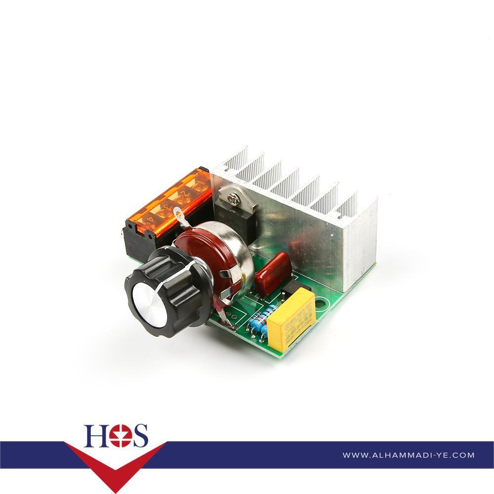 4000W Original High-Power Thyristor Electronic Regulator, Dimming Speed Regulation, with Insurance Shell متحكم سرعة 4000 وات