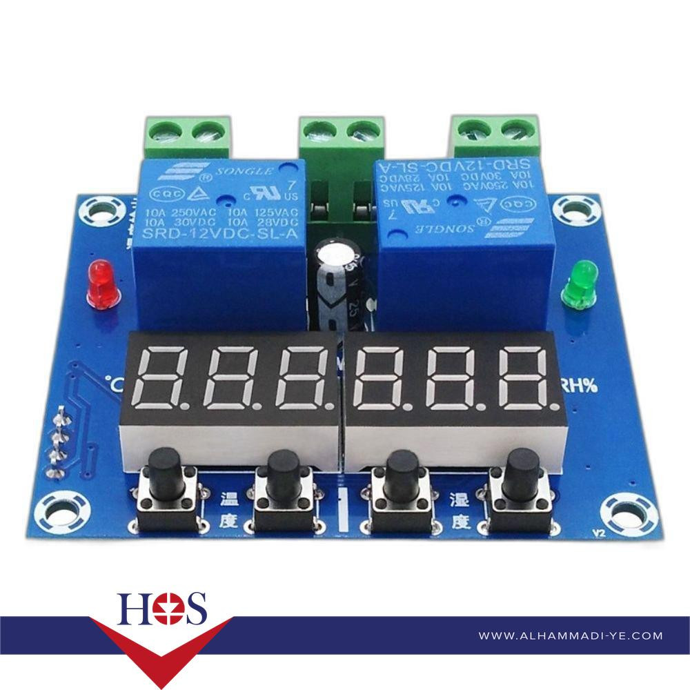 XH-M452 High Precision DC 12V 10A Digital LED Dual Output Temperature متحكم حرارة مع الشاشة