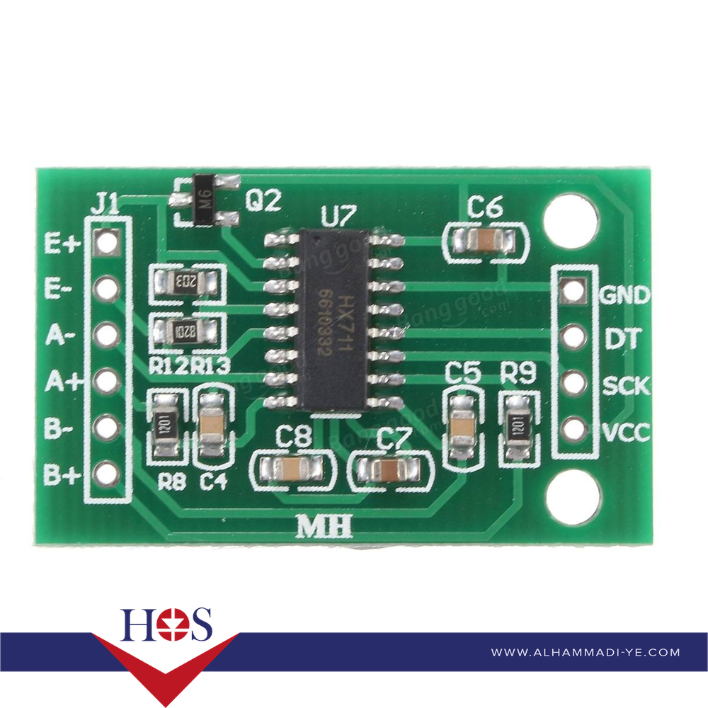 HX711 Weighing Pressure Sensor Module Big Size  with Soldering برده حساس وزن