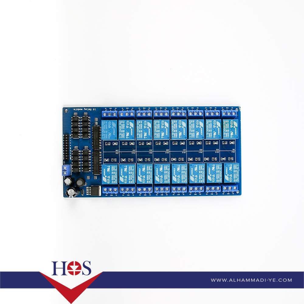 5V 16 Channel Relay Module with Light Coupling ريلي 16 قناة 5 فولت