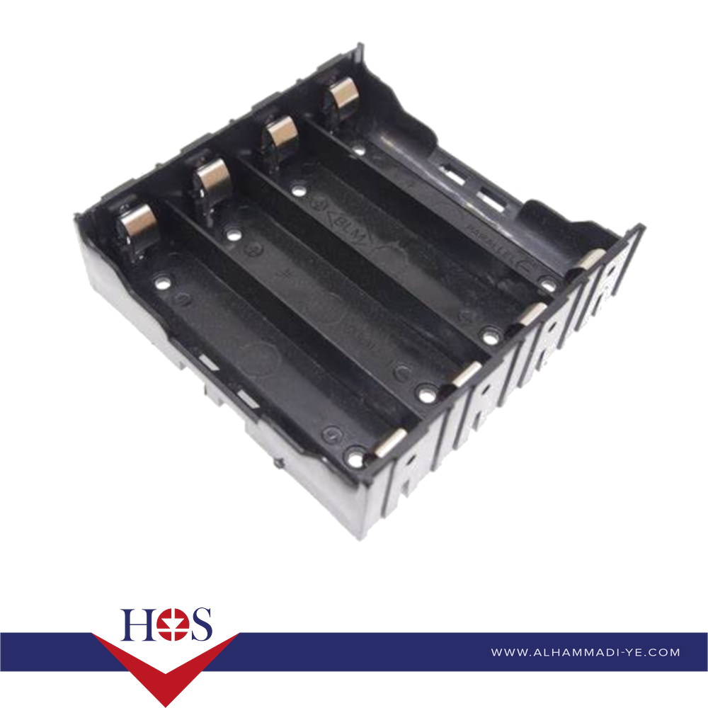 4x 18650 BLM Cell Box, with Pin, Without Cover بيت بطارية ليثيوم