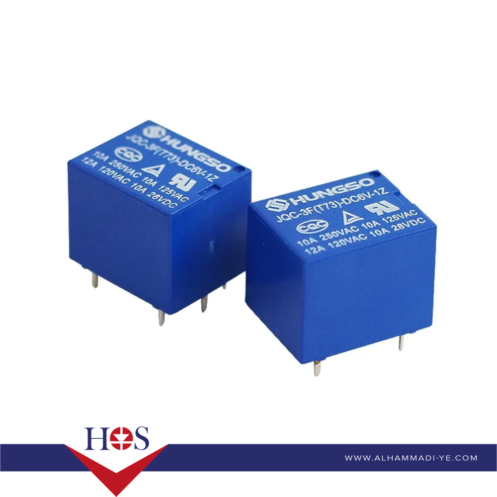 Relay-T73-3F-Chuangxing-24V-5P-5-3127-Blue ريلي 24 فولت 5 ارجل