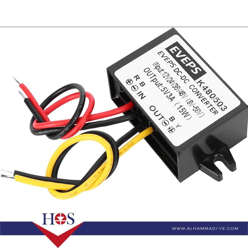 Step Down DC/DC 22-60V 24V/36V/48V to 4.2V 5A خافض فولتية