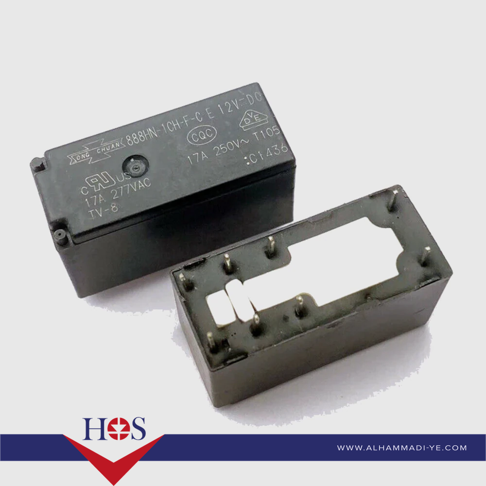888HN-ICC-F-C-E-12V ريلي 12 فولت 8 ارجل