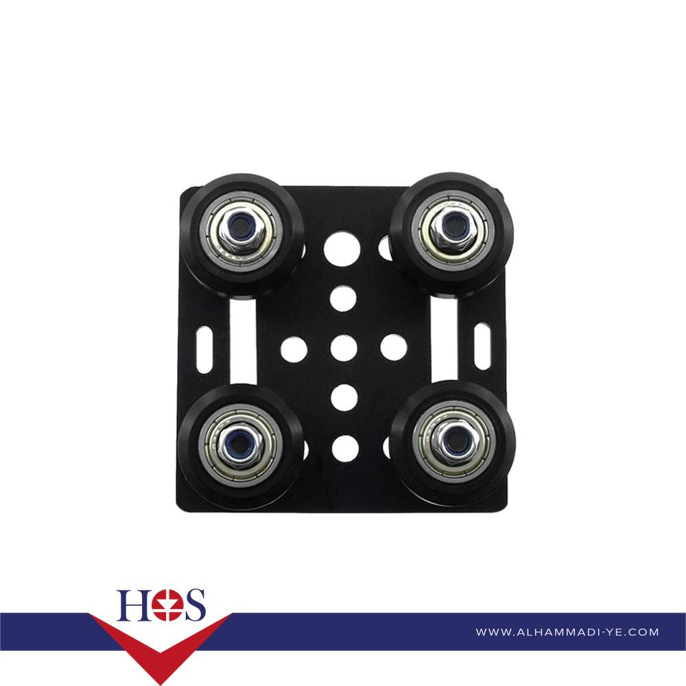 Openbuilds DIY For v-slot alloy Gantry Plate Slot Aluminium+Openbuilds Isolation Column+Plastic wheel with BearingsPulley c-beam