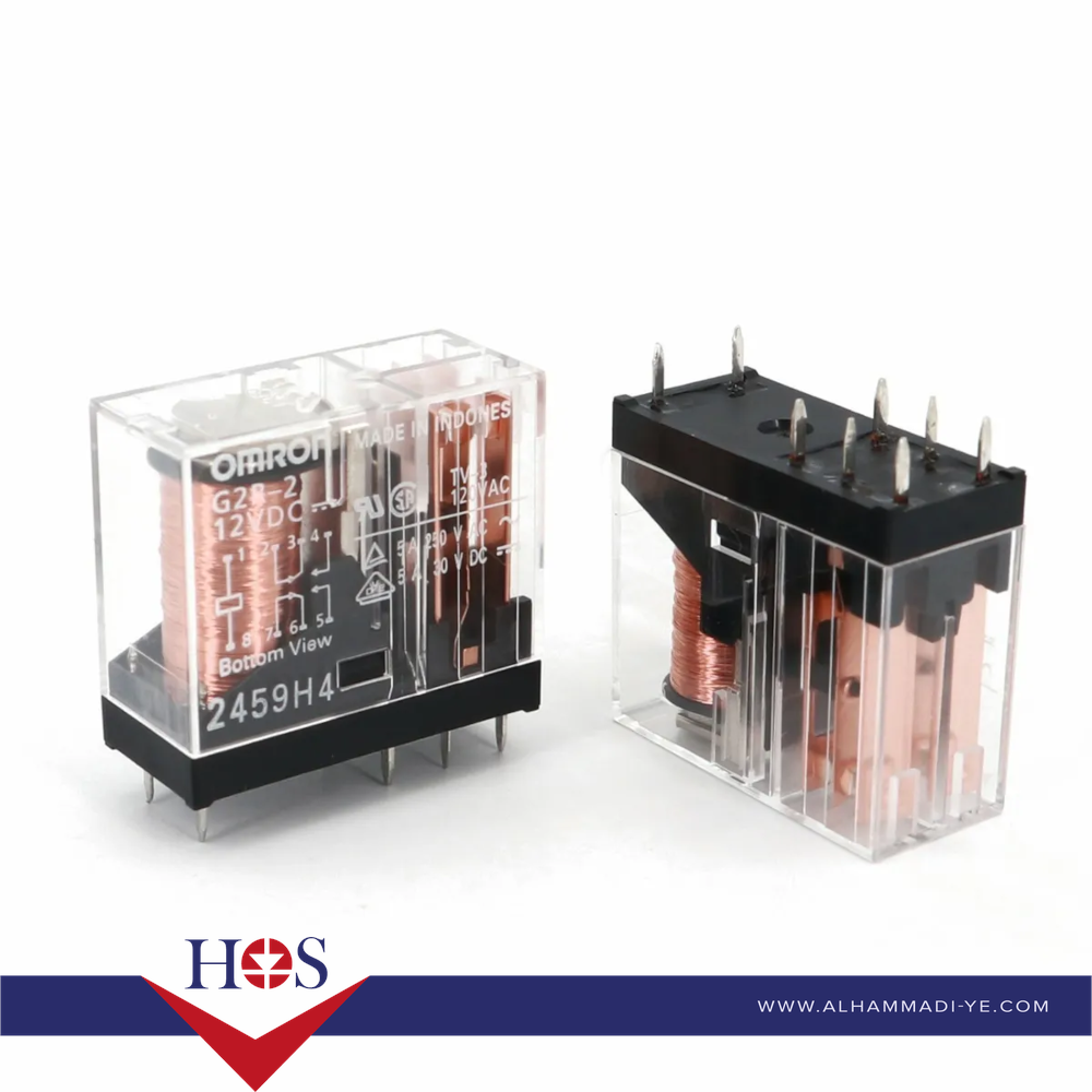 RELAY-G2R-2-12V-8P-5-3133 ريلي 12 فولت 8 ارجل