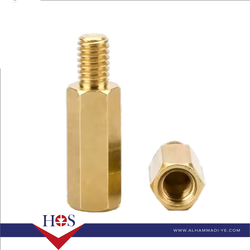 M3*3+6MM Brass Hexagon Copper Stud قواعد تثبيت برد