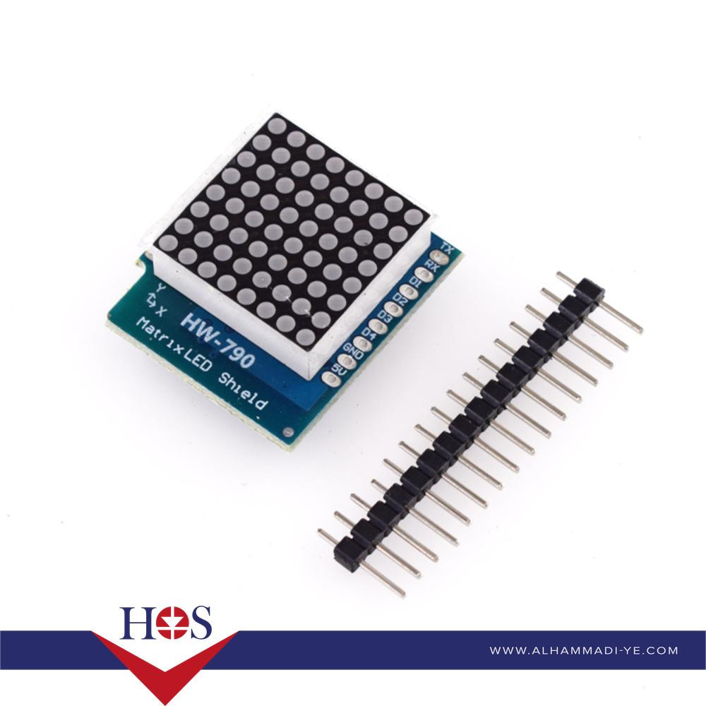 8x8 Red 64 LED Dot Matrix Displays 3mm CC ماتركس