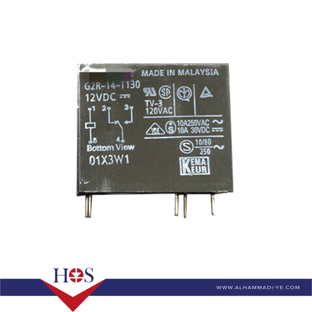 G2R-14-T130 12V DC RELAY ريلي 12 فولت 8 ارجل