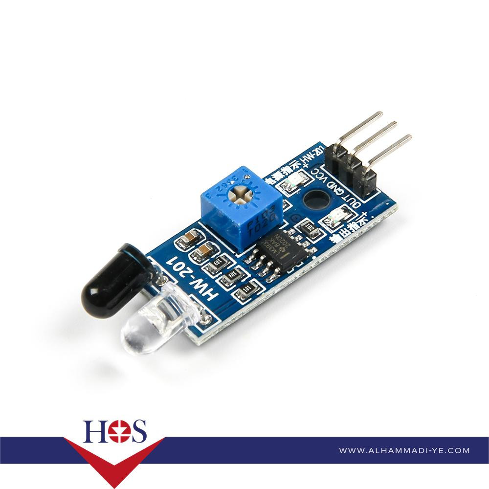 مرسل ومستقبل  IR Obstacle avoidance module