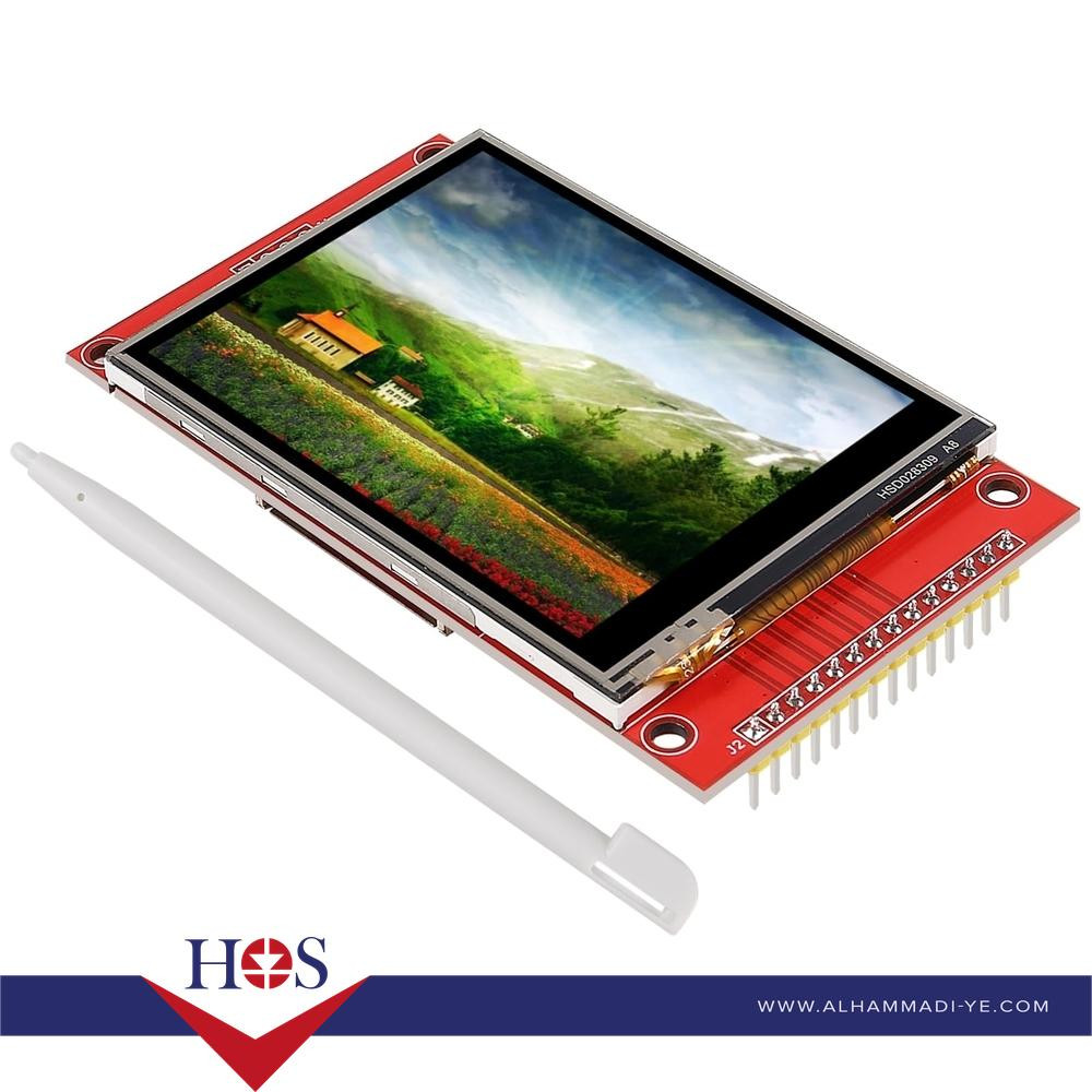 2.8 inch SPI Touch Screen Module TFT Interface 240*320 with Touch   اشة لمس 320*240 -2.8 انش