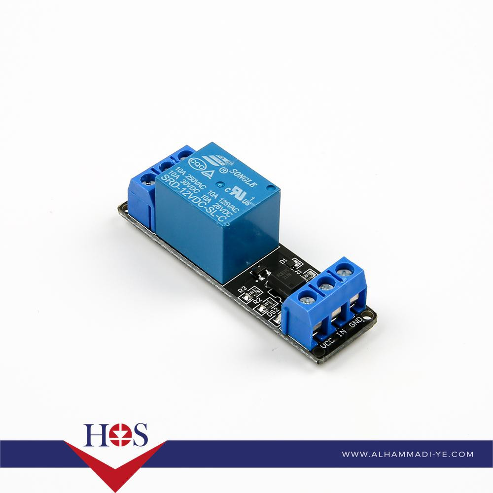 1 Channel Relay Module (with light coupling) 12V ريلي ابو قناة 12 فولت