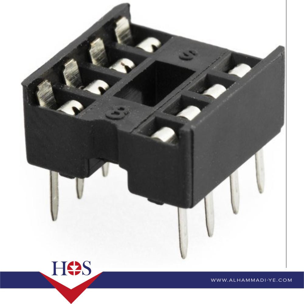 8 Pin DIP8 Integrated Circuit IC Sockets Adaptor قاغدة ايسي 8 ارجل
