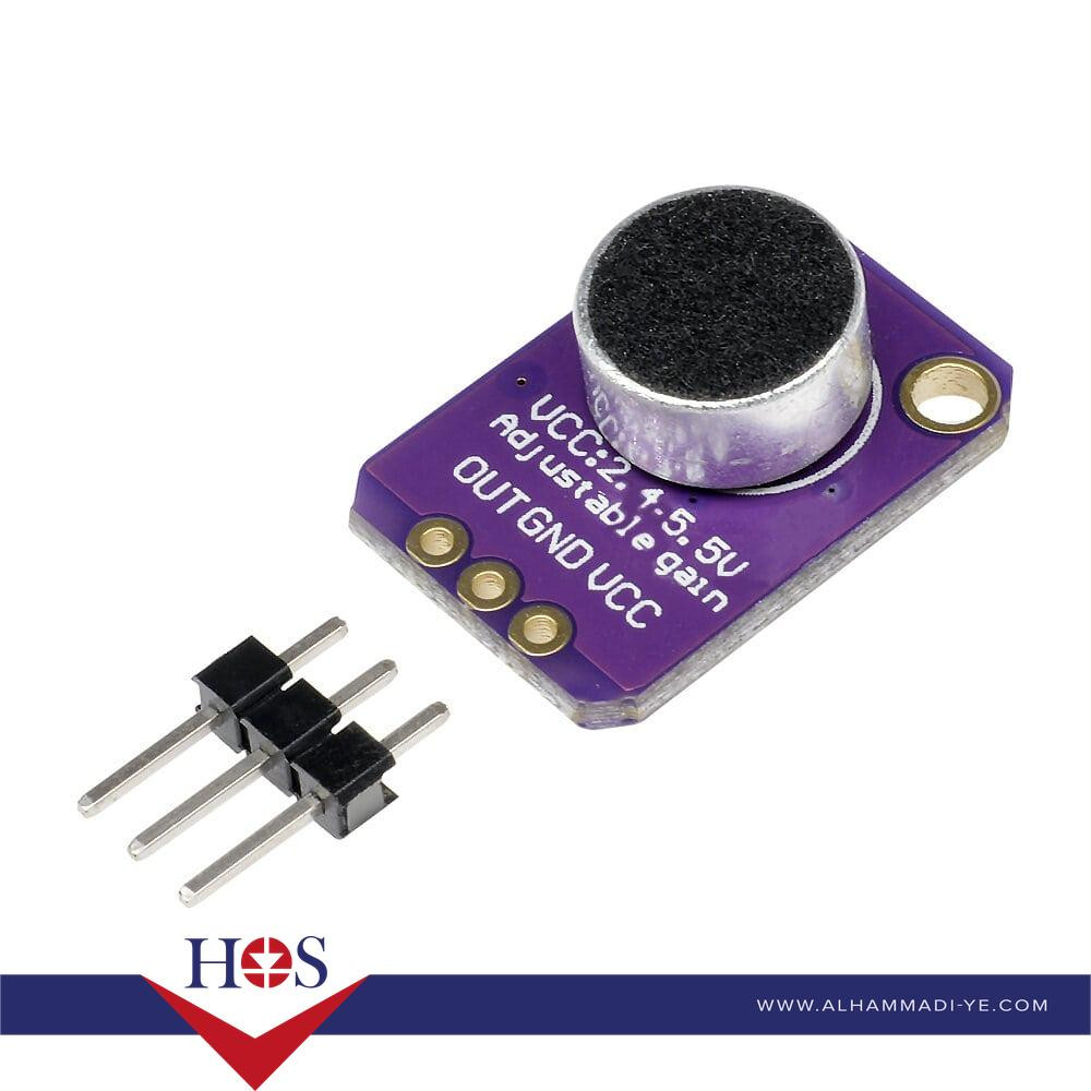 Unsoldered GY-MAX4466 Sound Sensor Module حساس صوت4466