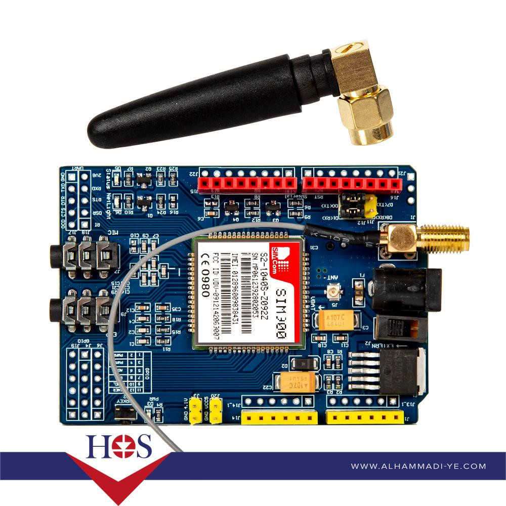 SIM900 GPRS GSM Shield Wireless Control Module متحكم
