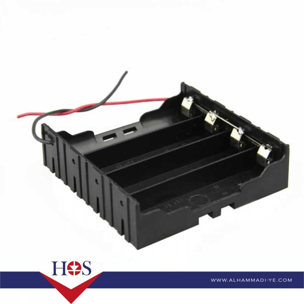 4x 18650 BLM Cell Box, with Pin, Without Cover بيت بطارية ليثيوم