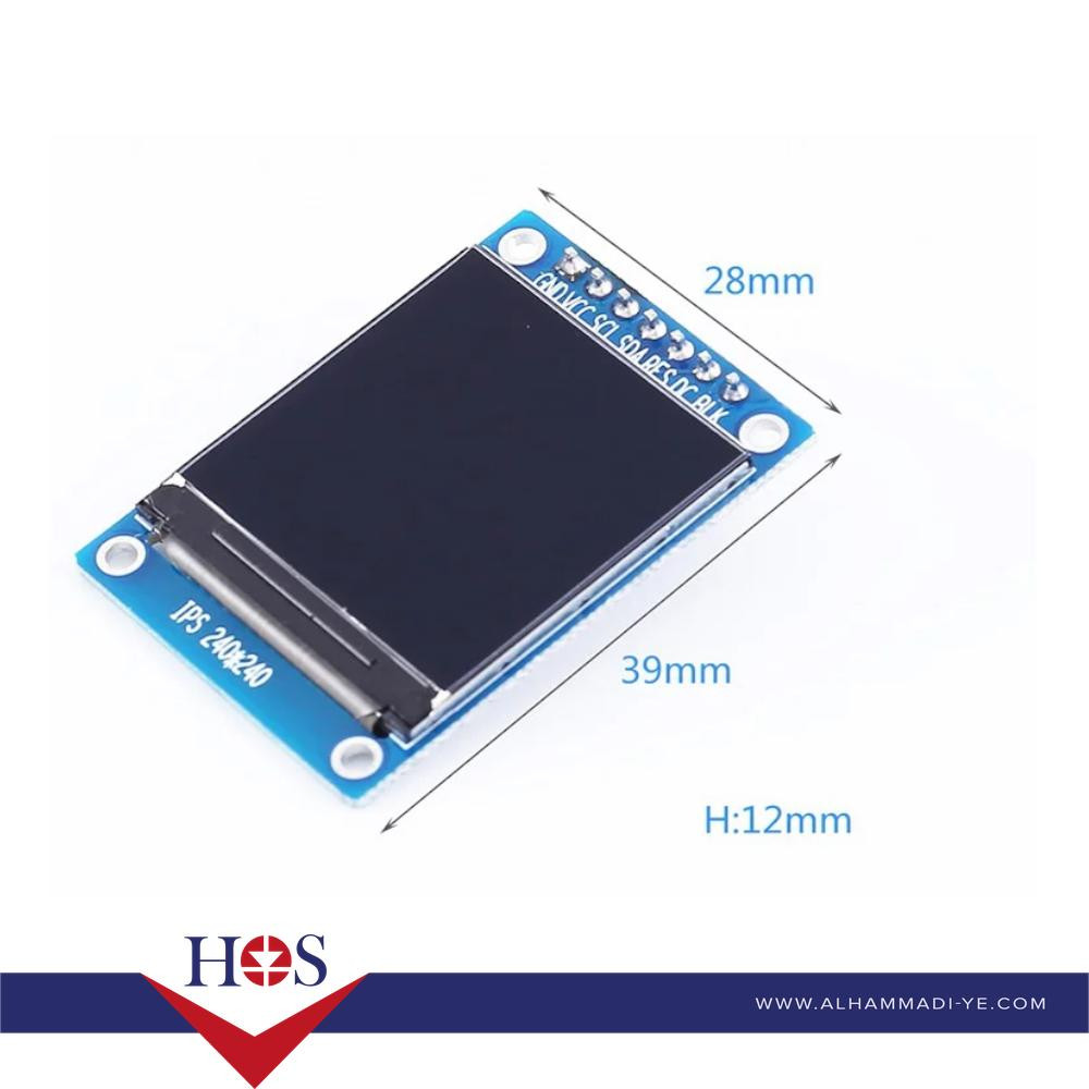 1.3  Inch 240*240 RGB TFT IPS  LCD Module 7pin شاشة اولد