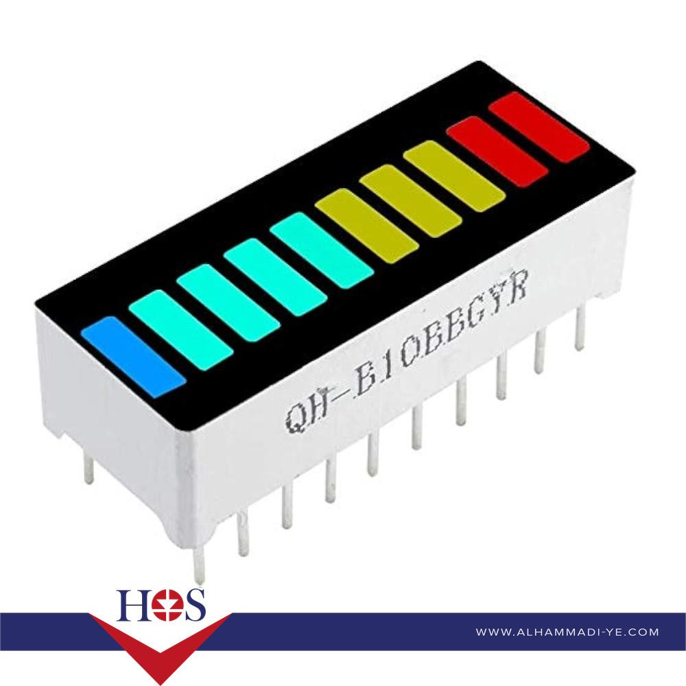 Red 10 Segment LED Display - سفن سجمنت