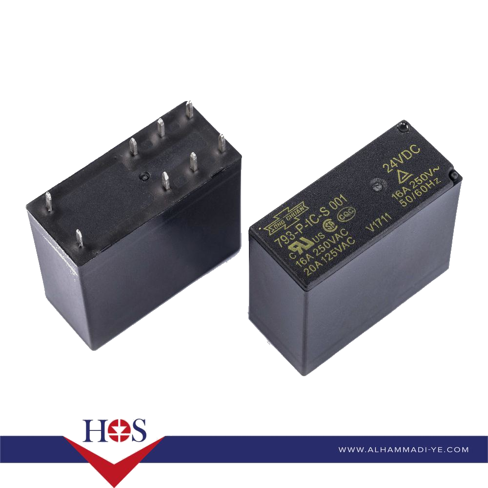 793P-1C-S001-24V-DC-16A-RELAY ريلي 24 فولت 16 امبير 8 ارجل