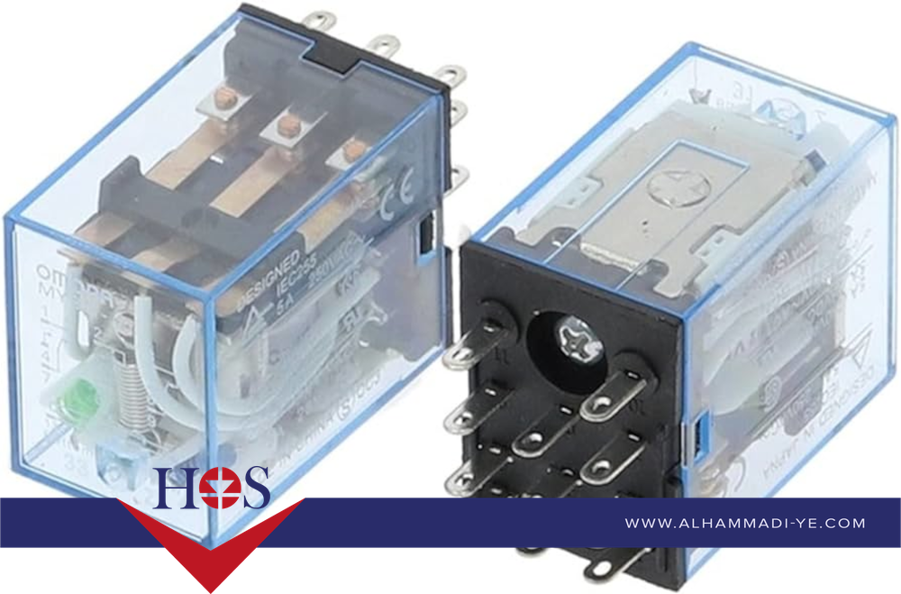 Relay-MY3NJ-AC220V-11P-OMRON ريلي 220 فولت 11 رجل