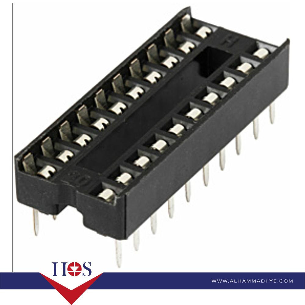 DIP-16P Integrated Circuit IC Sockets Adaptor قاغدة ايسي 16 ارجل