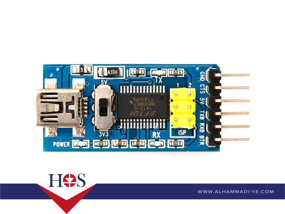 FT232 FT232RL USB to TTL USB to UART serial port Module micro USB تحويلة