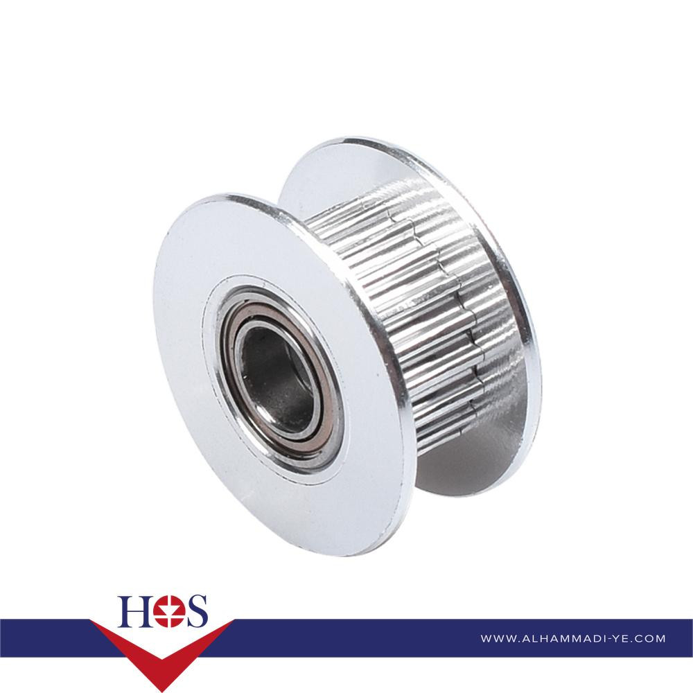 16Teeth Perlin Pulley GT2 with teeth 3mm Bore for Belt 6mm Idler Wheel راس استيبر  20 سن - 6 مل
