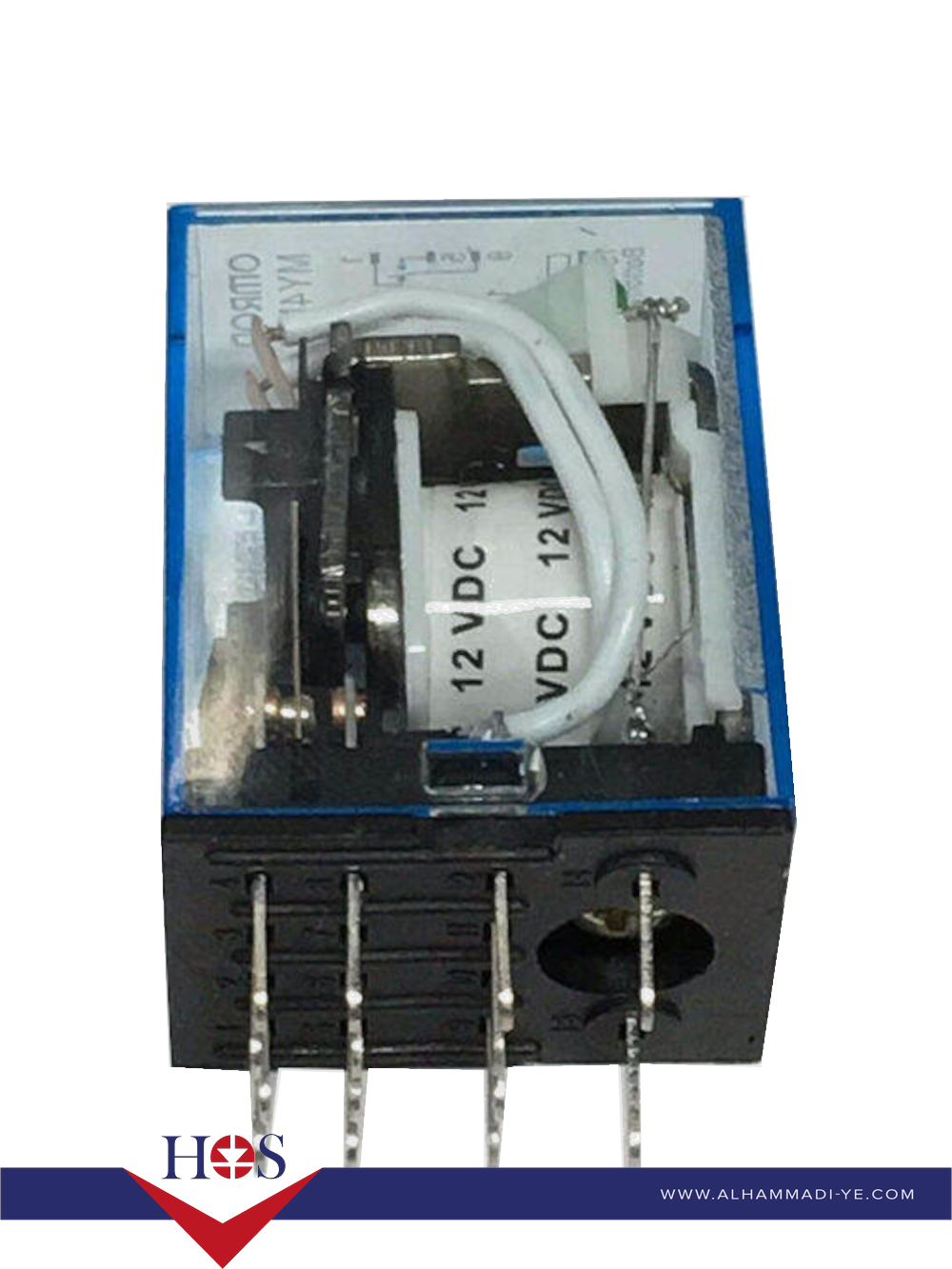 Relay-MY2J-tip-pin-24V-8P-5A ريلي 24 فولت 5 امبير 8 ارجل