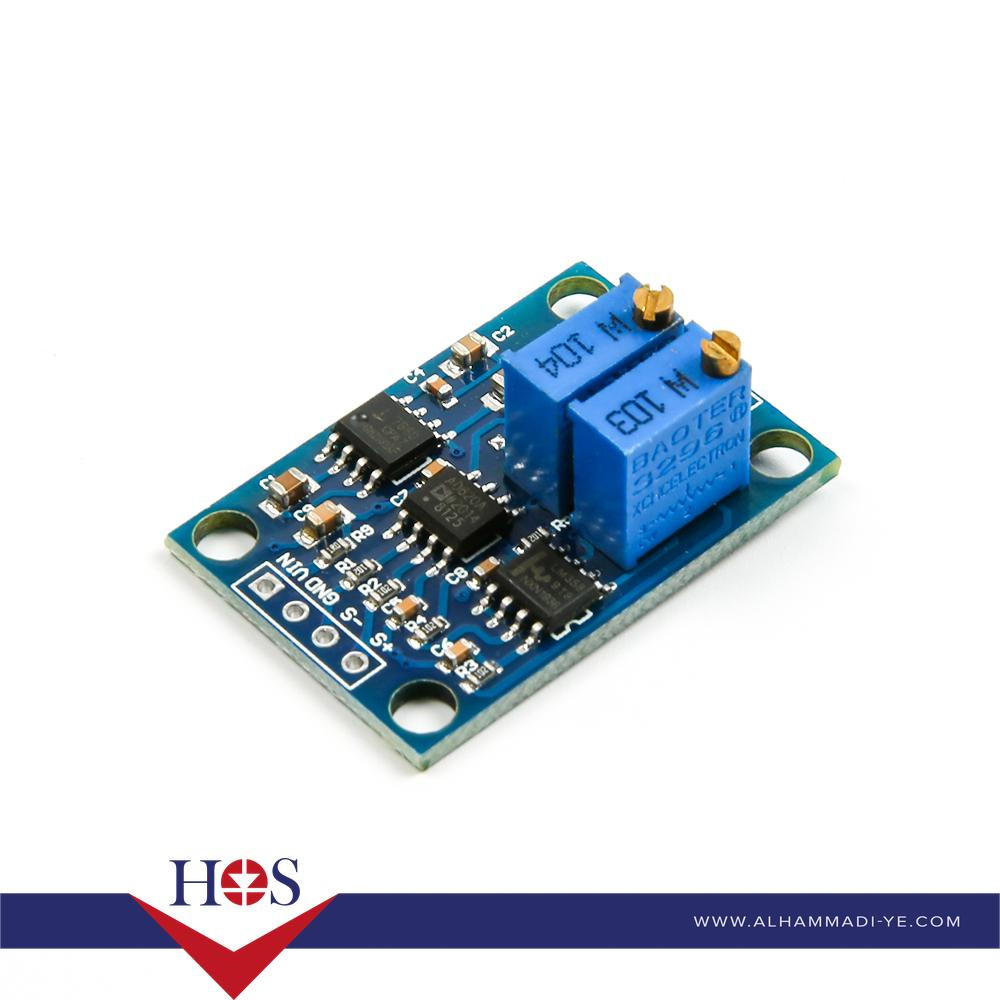 AD620 3-12V DC Transmitter Microvolt MV Voltage Amplifier Signal Instrumentation Module Board بردة تكبير اشارة