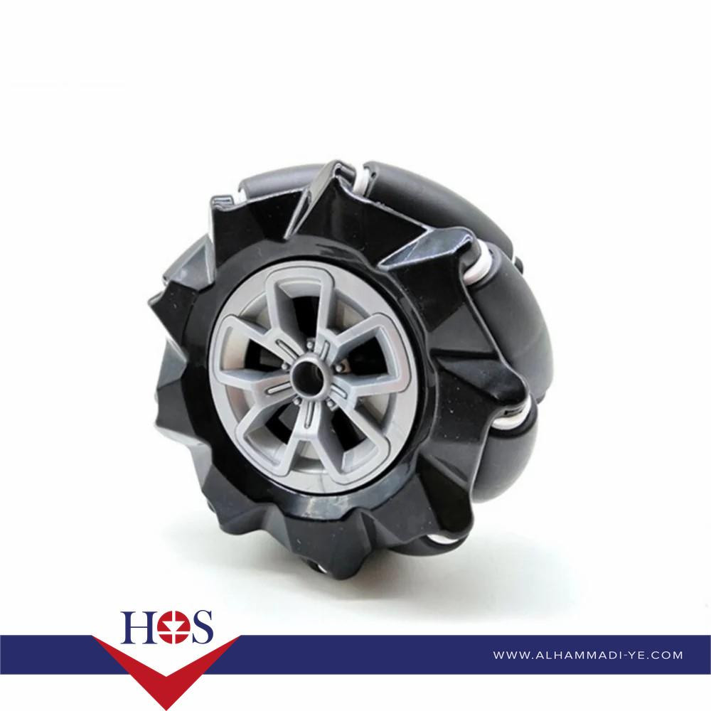 Black McNamum Wheel 60MM-K（4pcs/set） Compatible with 6.7mm couplings عجله سياره 60مم*6.7مم