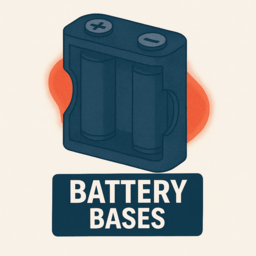 Batteries bases