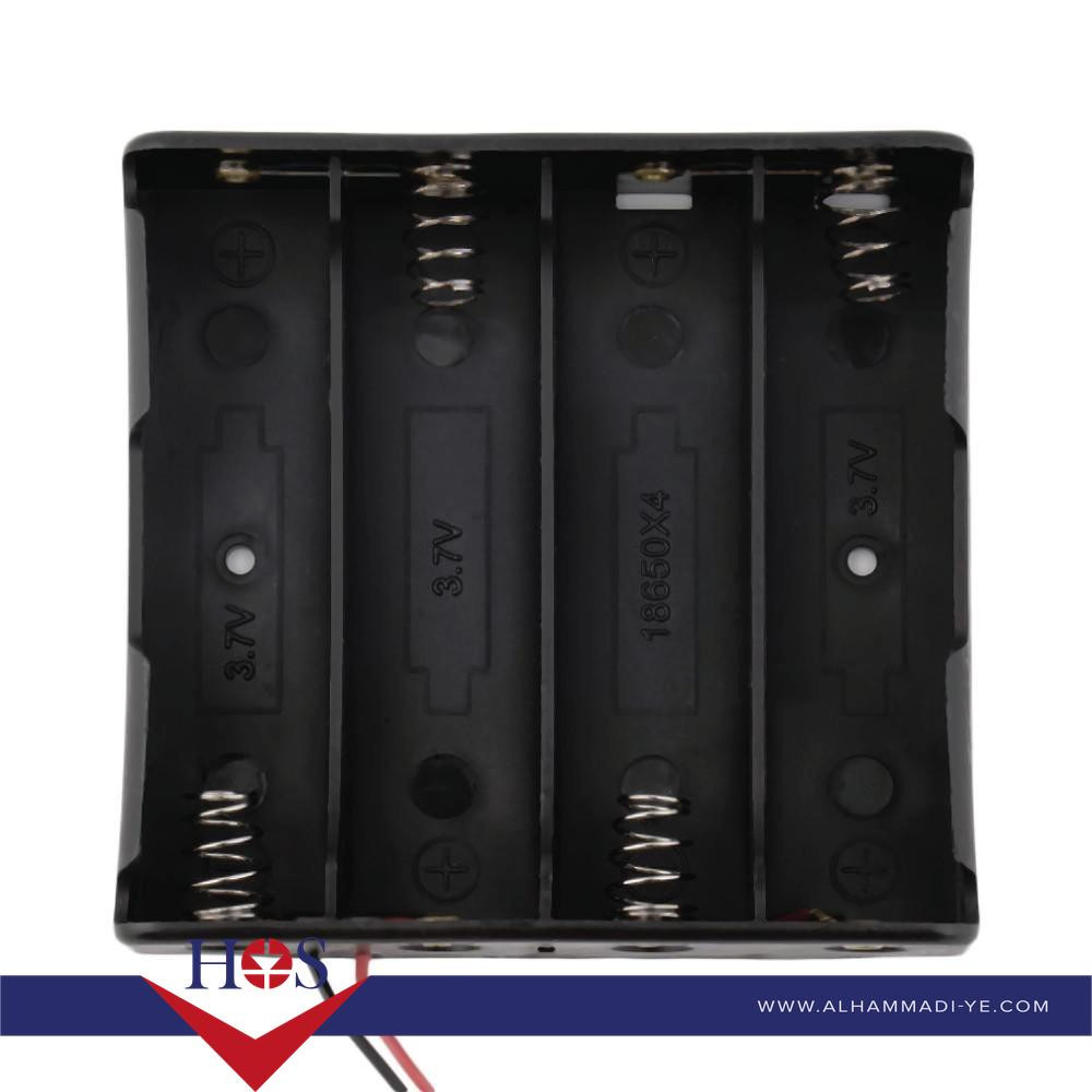 4 x 18650 Cell box, Without Cover بيت بطاريه *4